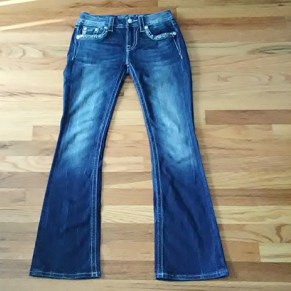 Miss Me Denim - Miss Me mid rise boot 30"  seam